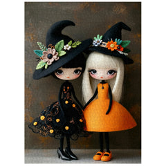 Little Witch Sisters Jigsaw Puzzle 1000 Pieces