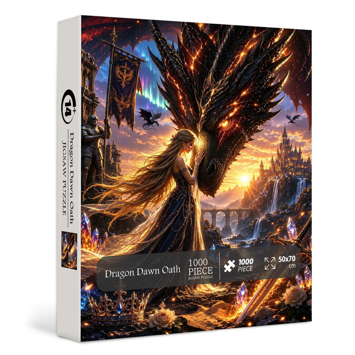 Dragon Dawn Oath Jigsaw Puzzle 1000 Pieces