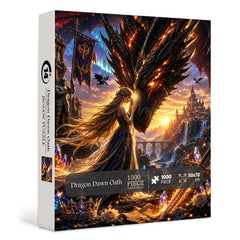 Dragon Dawn Oath Jigsaw Puzzle 1000 Pieces