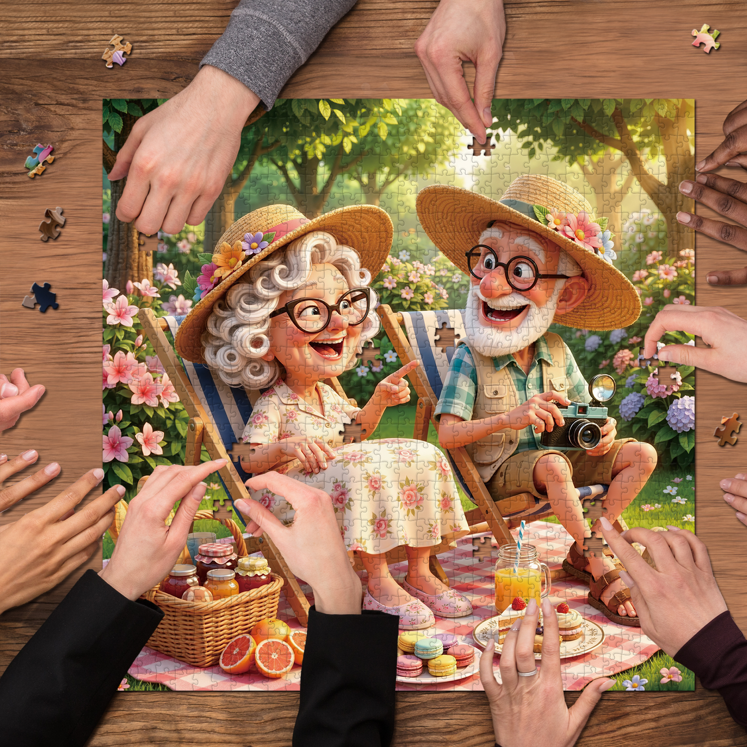 Picnic Joymates Jigsaw Puzzle 1000 Pieces