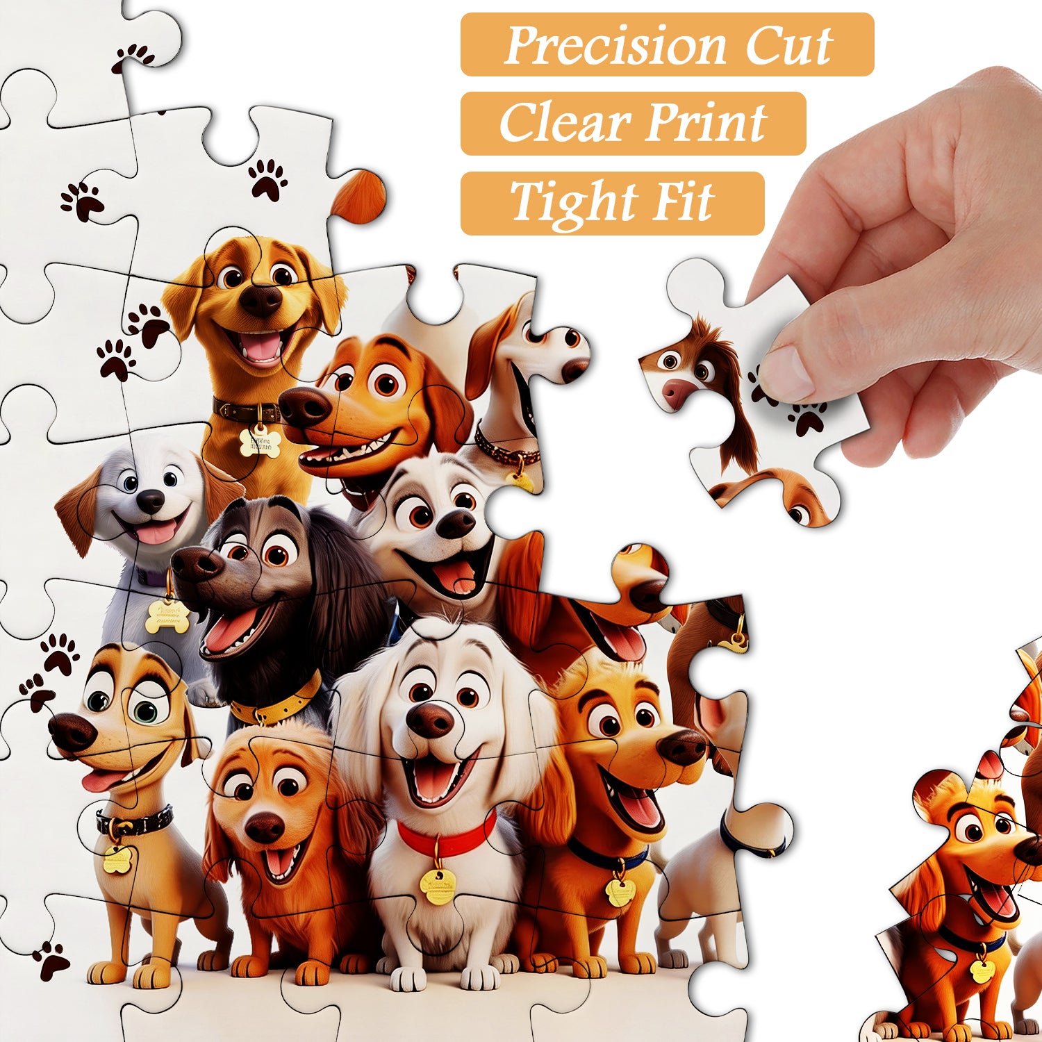Life is Better with Dogs Jigsaw Puzzle 1000 Pieces