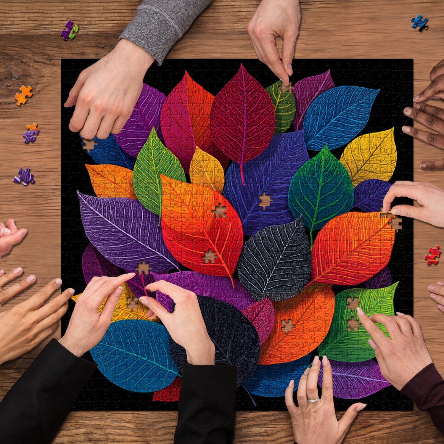 Colorful Leaves Jigsaw Puzzle 1000 Pieces