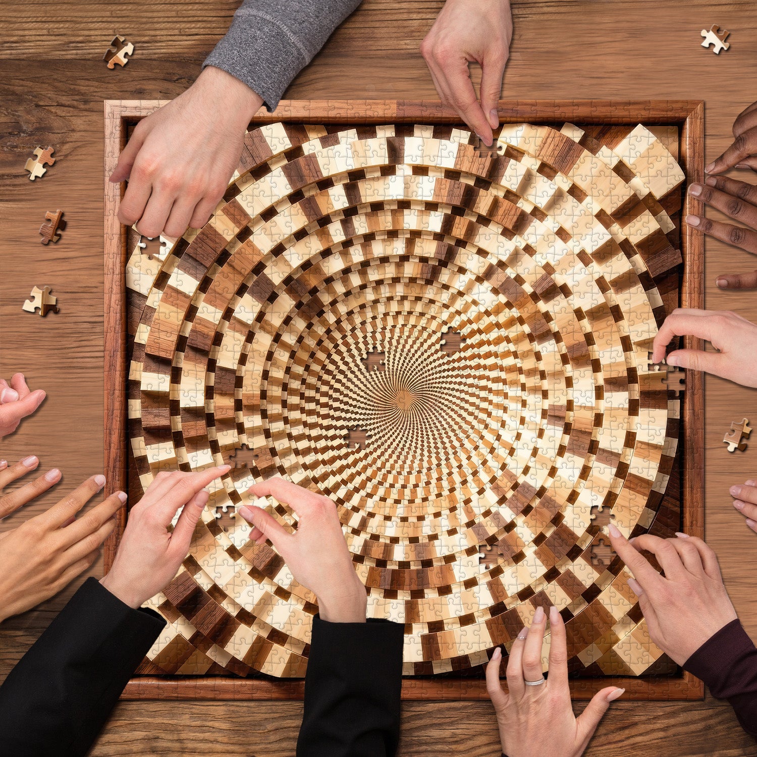 Timber Circle Art Jigsaw Puzzle 1000 Pieces