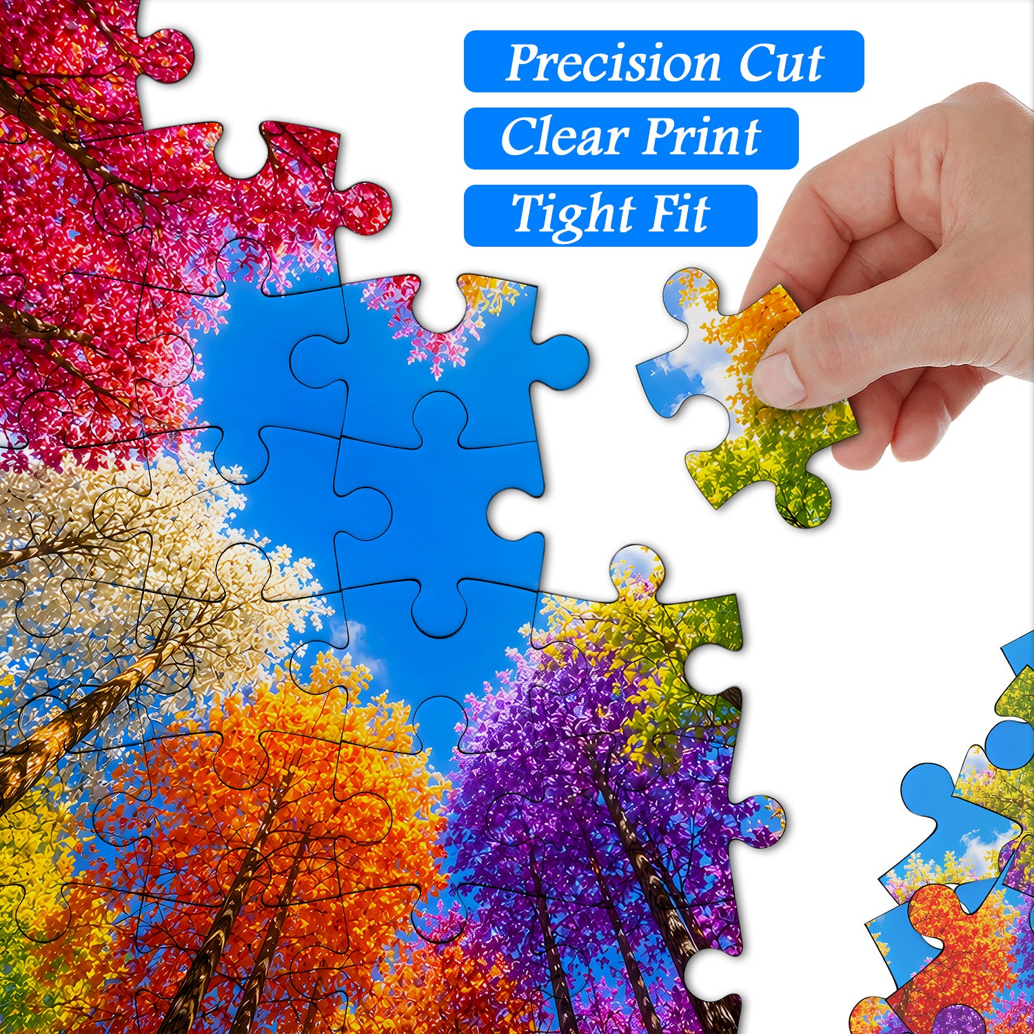 Regenbogenwald-Puzzle 1000 Teile