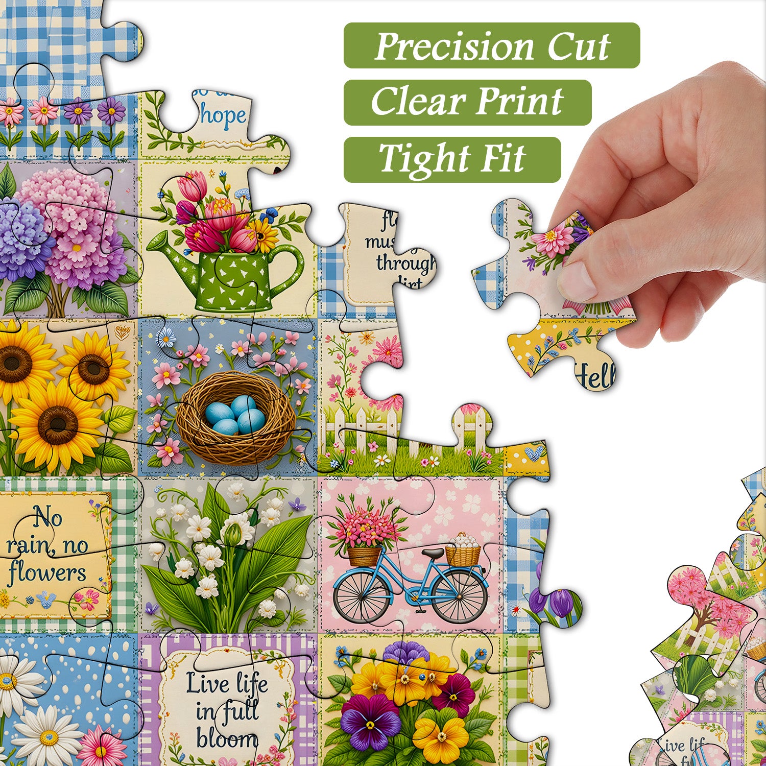 Hallo Frühling Puzzle 1000 Teile