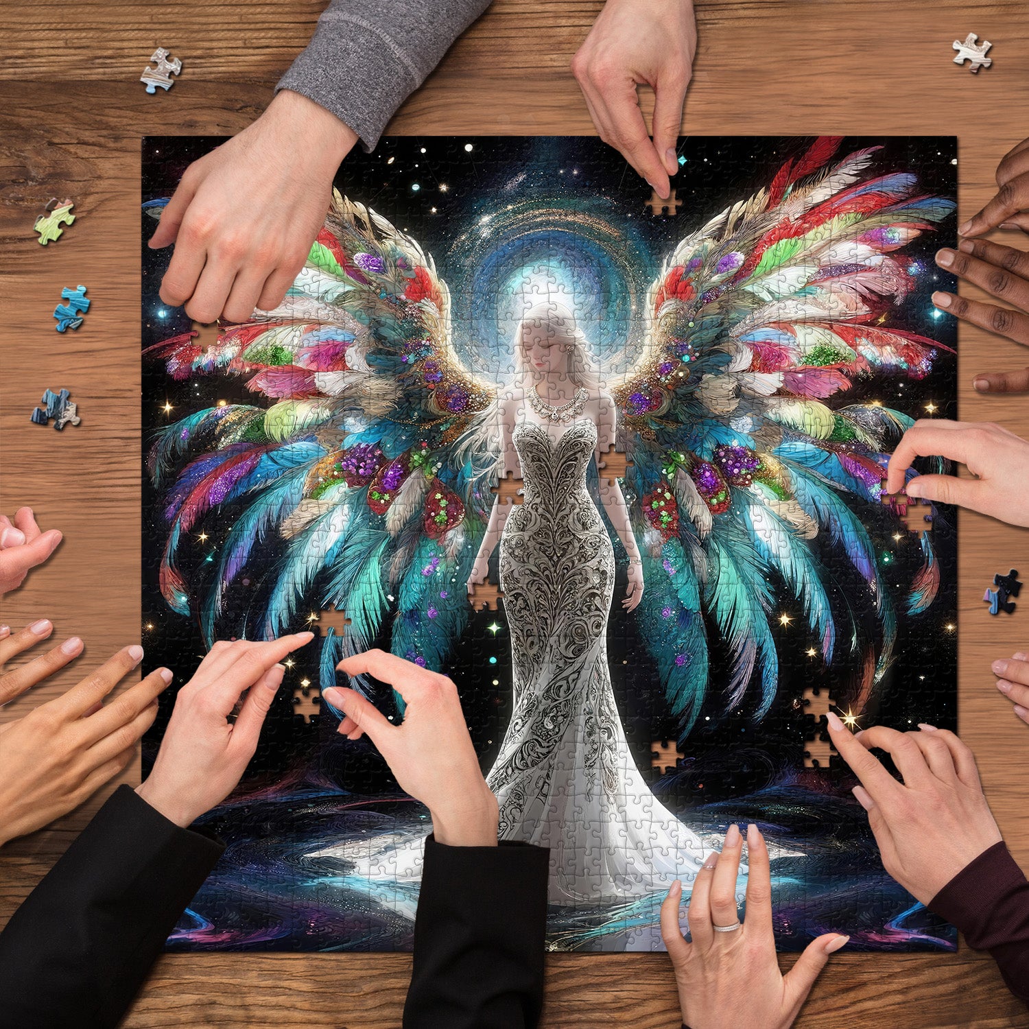 Angelic Starlight Jigsaw Puzzle 1000 Pieces