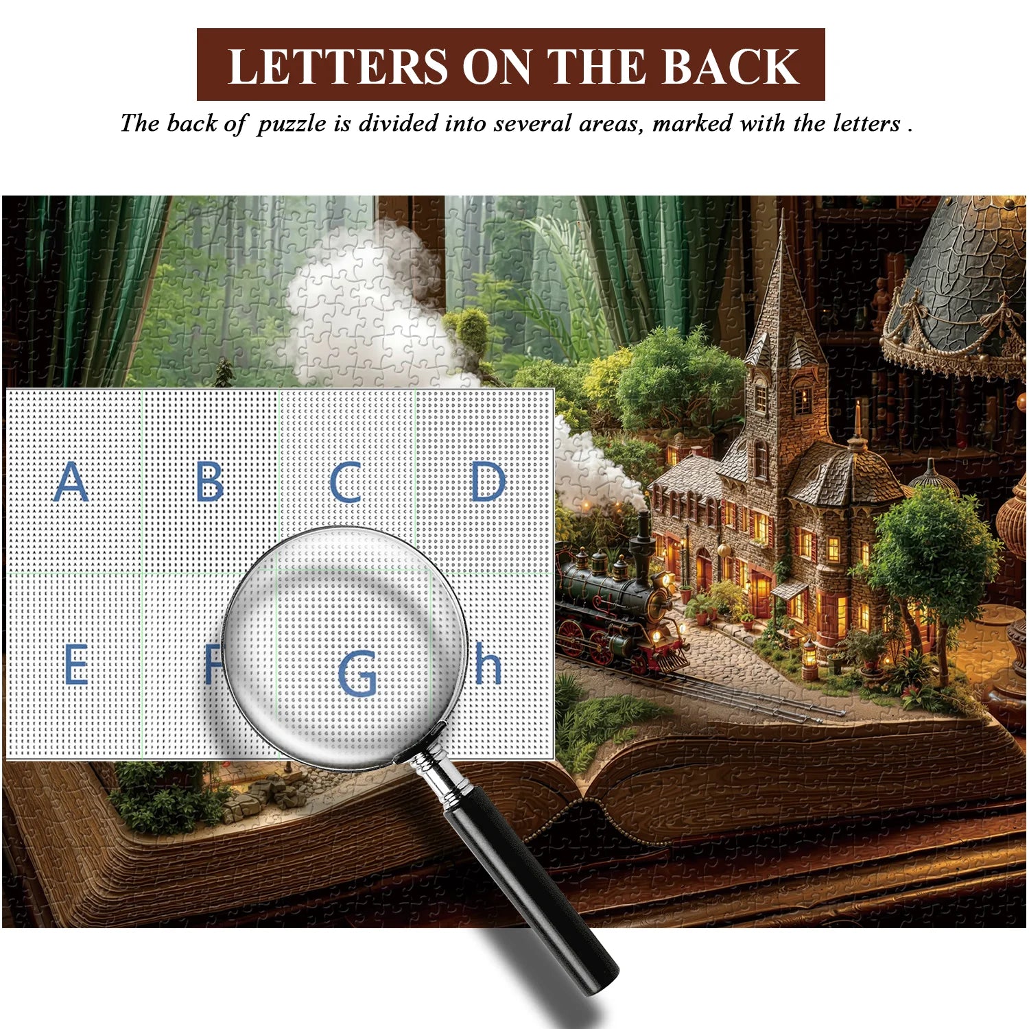 Durch die Seiten Puzzle 1000 Teile