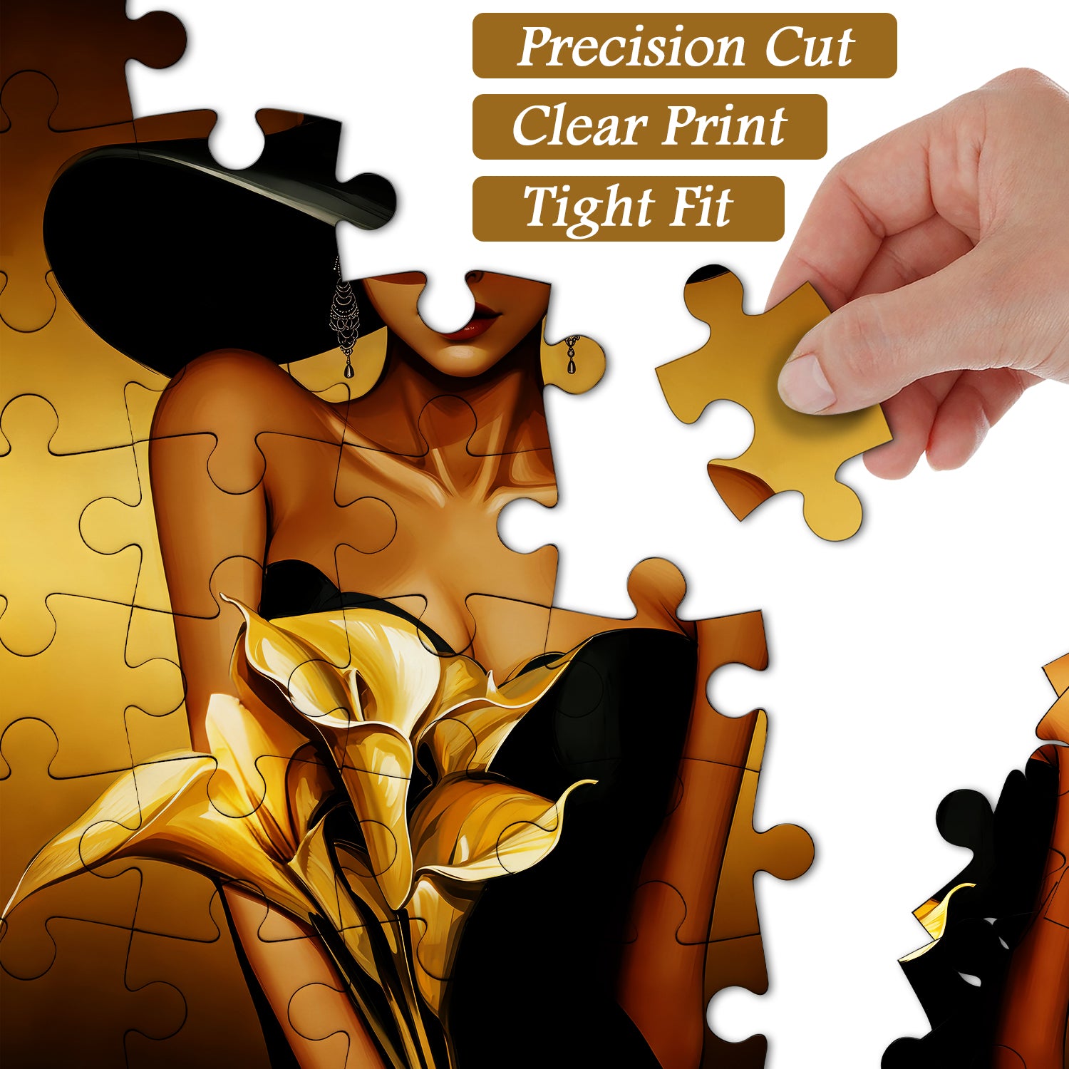 Golden Beauty Jigsaw Puzzle 1000 Pieces