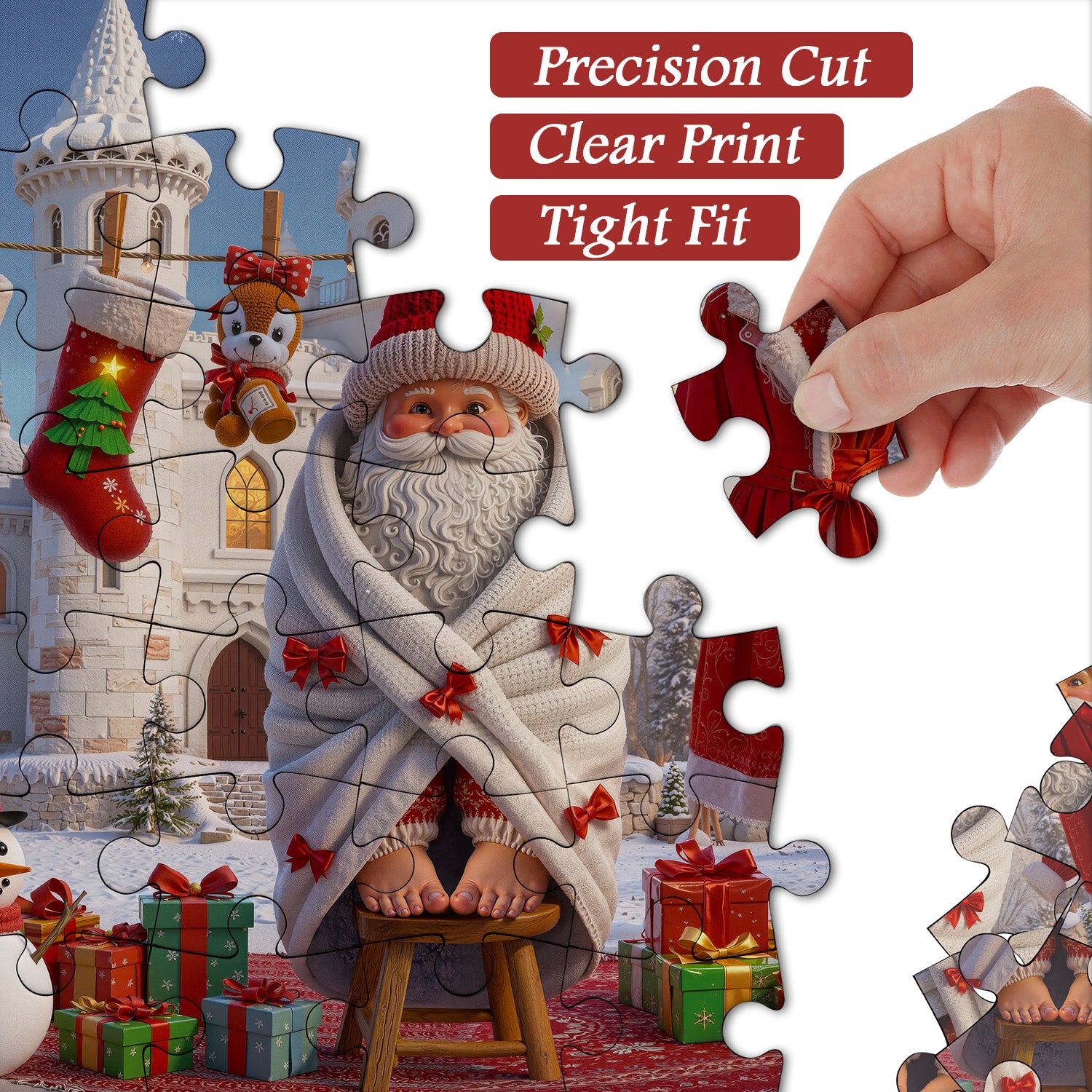 Christmas Castle Celebration Jigsaw Puzzle 1000 Pieces
