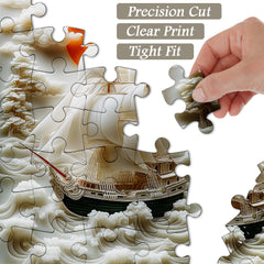 White Voyage Jigsaw Puzzle 1000 Pieces