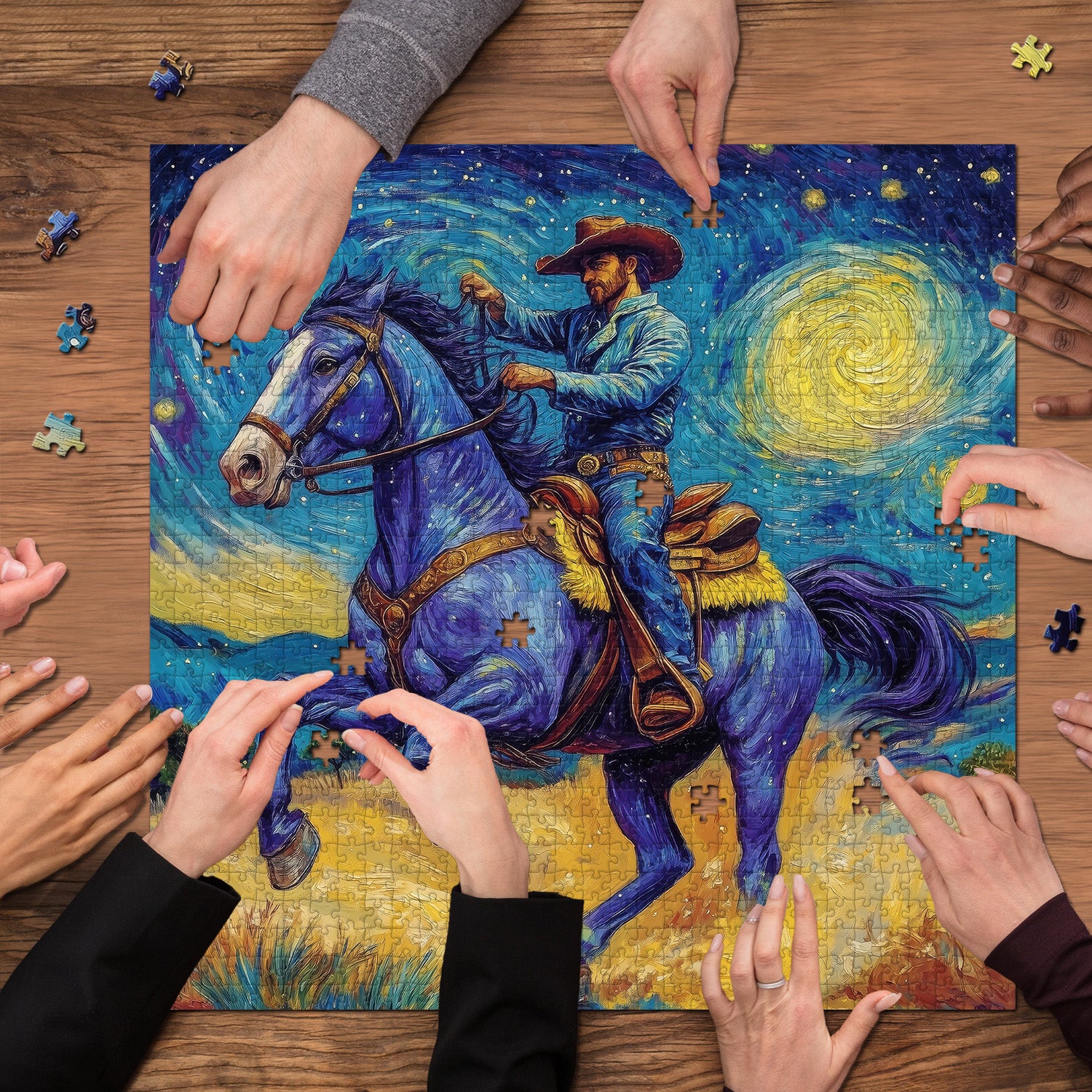 Starlight Cowboy Dream Jigsaw Puzzle 1000 Pieces