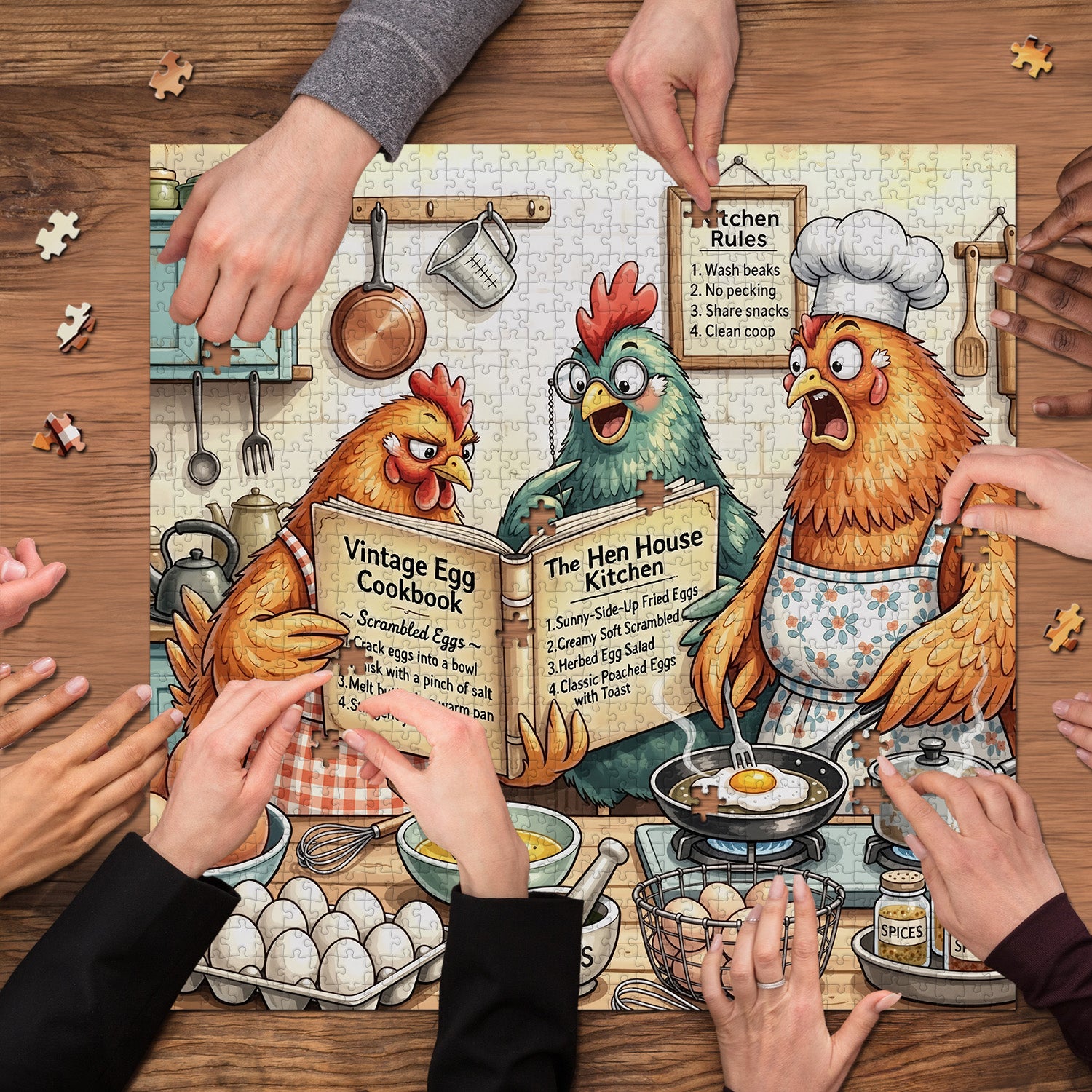 Cluck Cookery Puzzle 1000 Teile