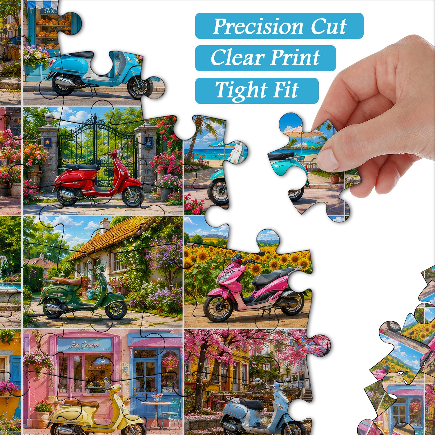 Dreamy Ride Grid Puzzle 1000 Teile