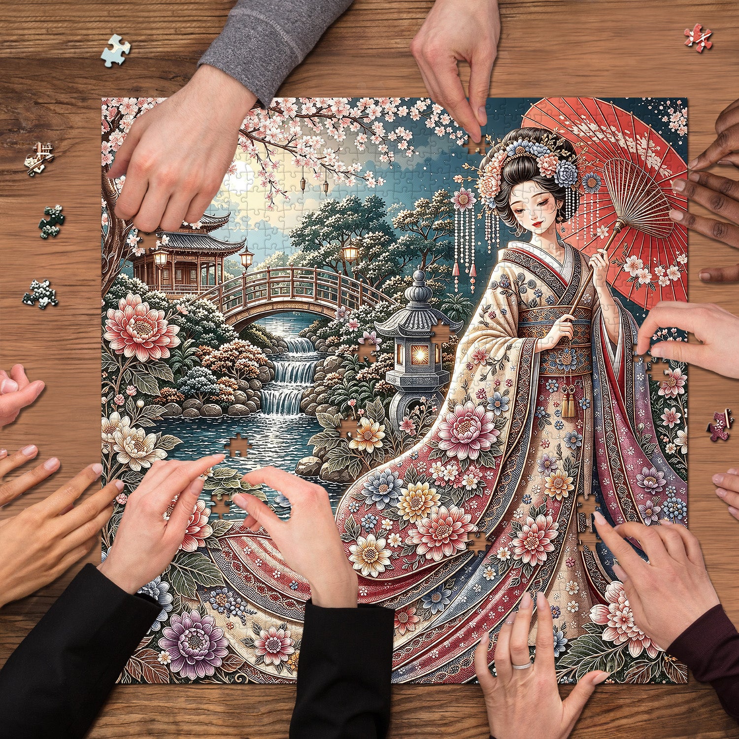 Moonlit Beauty Jigsaw Puzzle 1000 Pieces
