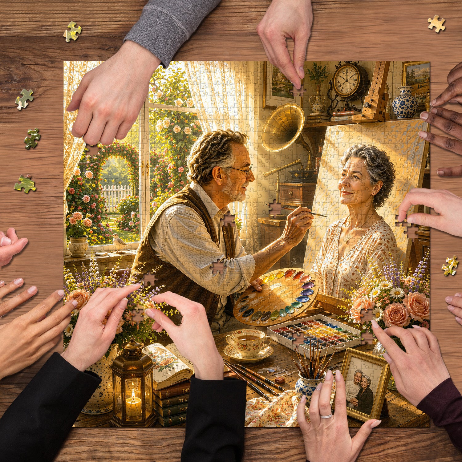 Window Art Romance Puzzle 1000 Teile