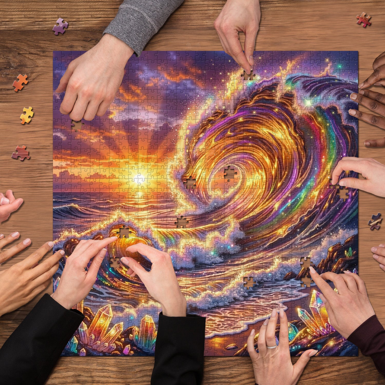 Dawn of Crystals Puzzle 1000 Teile