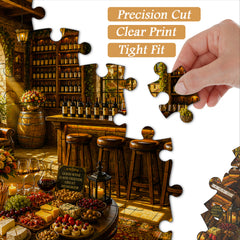 Sunlit Wine Tavern Jigsaw Puzzle 1000 Pieces