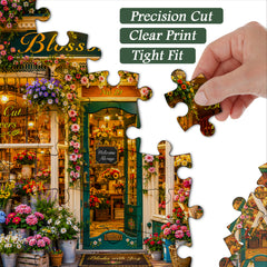 Buntes Blumenladen-Puzzle 1000 Teile