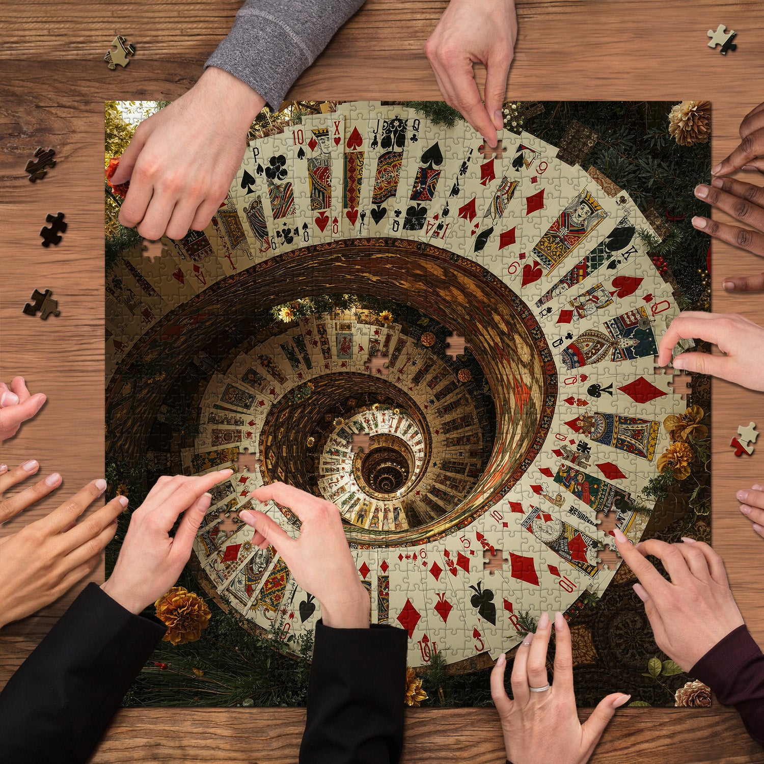 Spiralkarte Quest -Puzzle 1000 Stücke