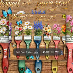 Faith Paint Brushes Puzzle 1000 Teile