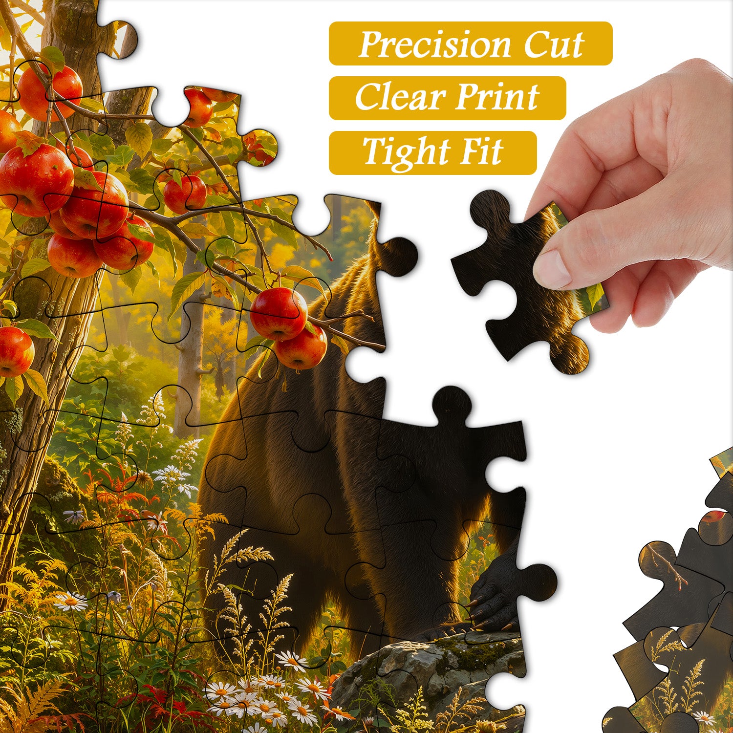 Sunlit Woodland Bear Puzzle 1000 Teile