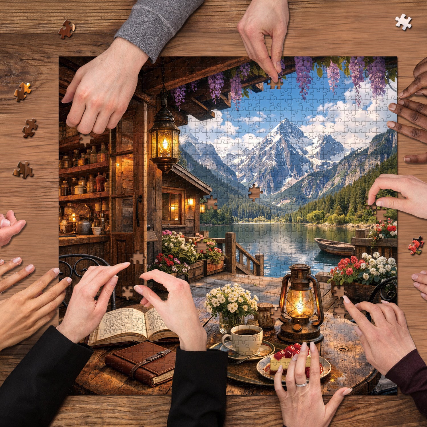 Lakeside Retreat Jigsaw Puzzle 1000 Pieces