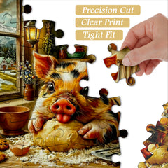 Piggy Chef Jigsaw Puzzle 1000 Pieces