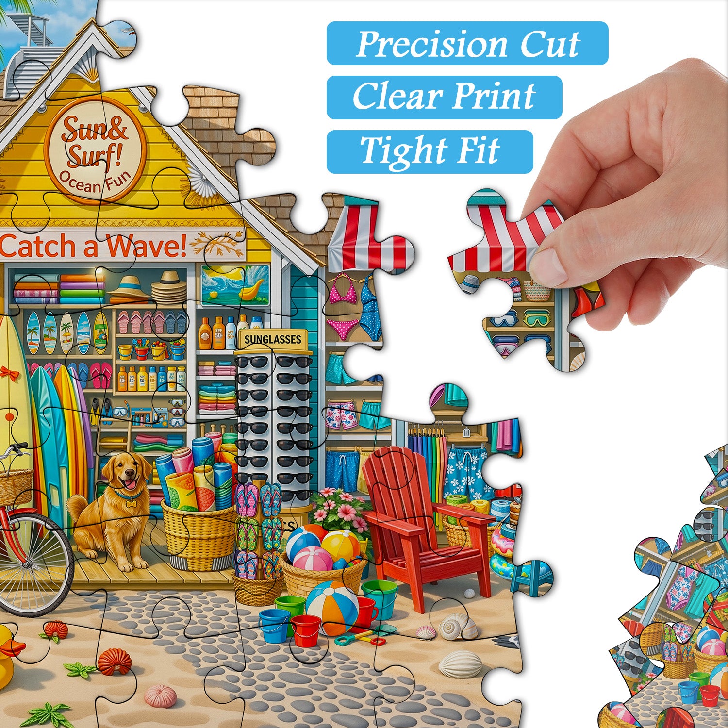 Shoreline Shop Jigsaw Puzzle 1000 Pieces