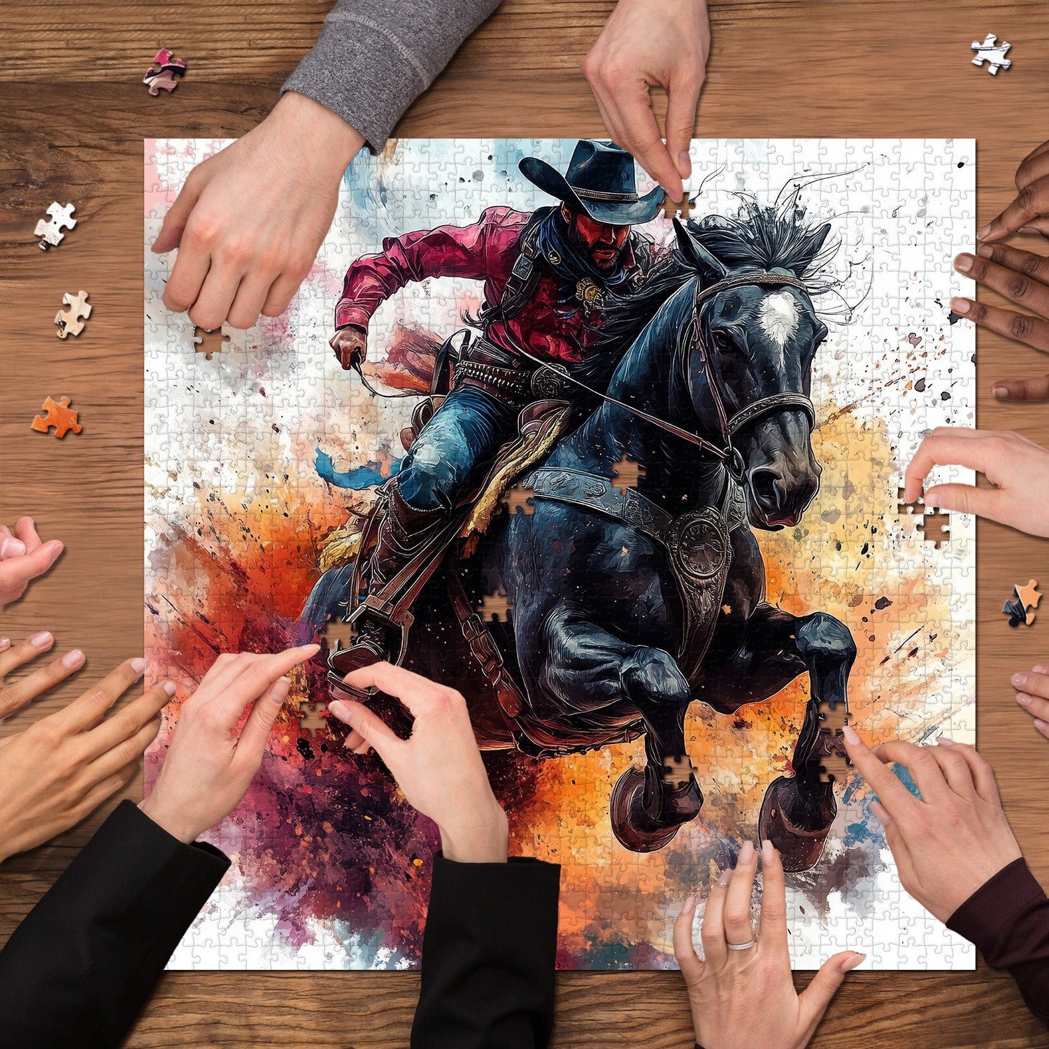 Western Knight Jigsaw Puzzle 1000 Pieces