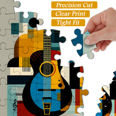 Modern Art Guitar Jigsaw Puzzle 1000 Pieces