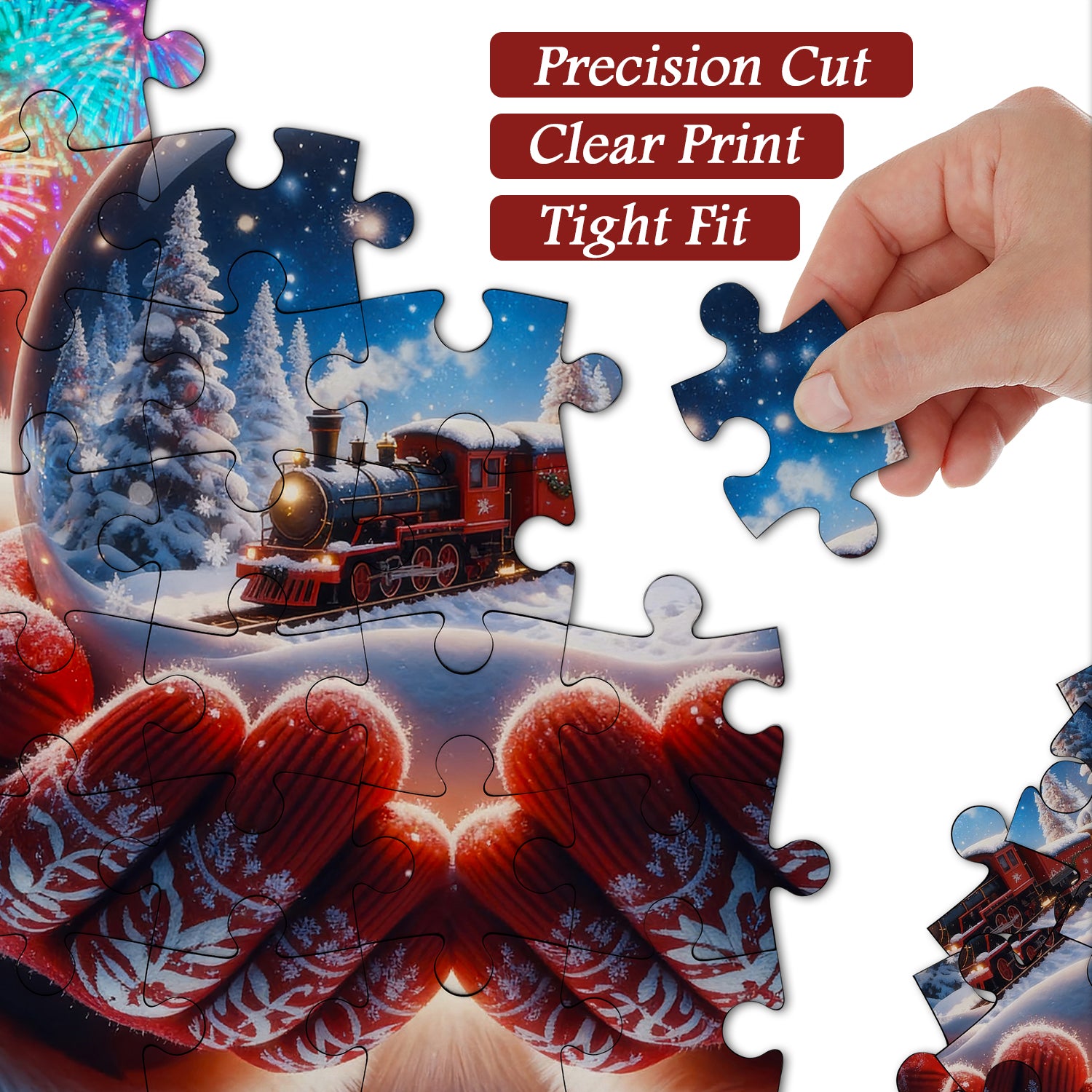 Zug-Kristallkugel-Puzzle, 1000 Teile