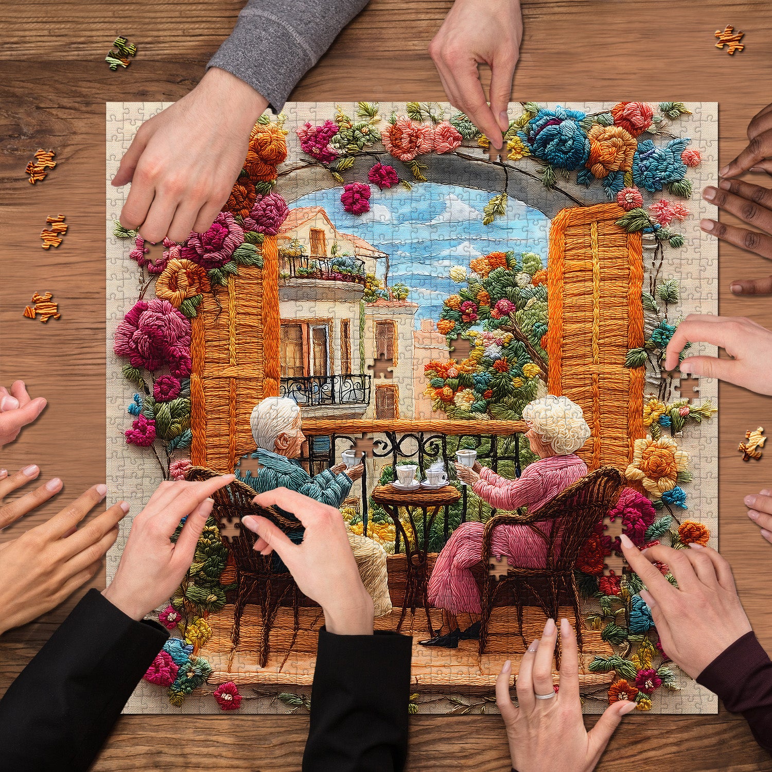 Cozy Afternoon Tea Jigsaw Puzzle 1000 Pieces