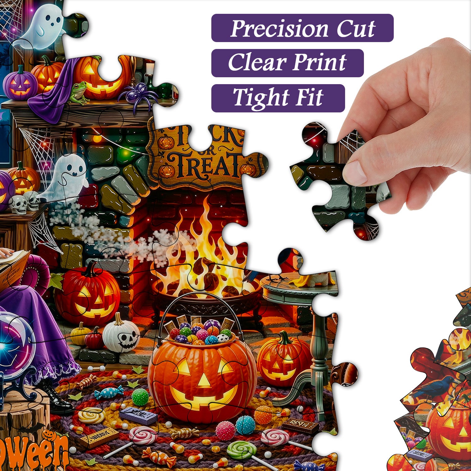 Halloween Hearth Jigsaw Puzzle 1000 Pieces