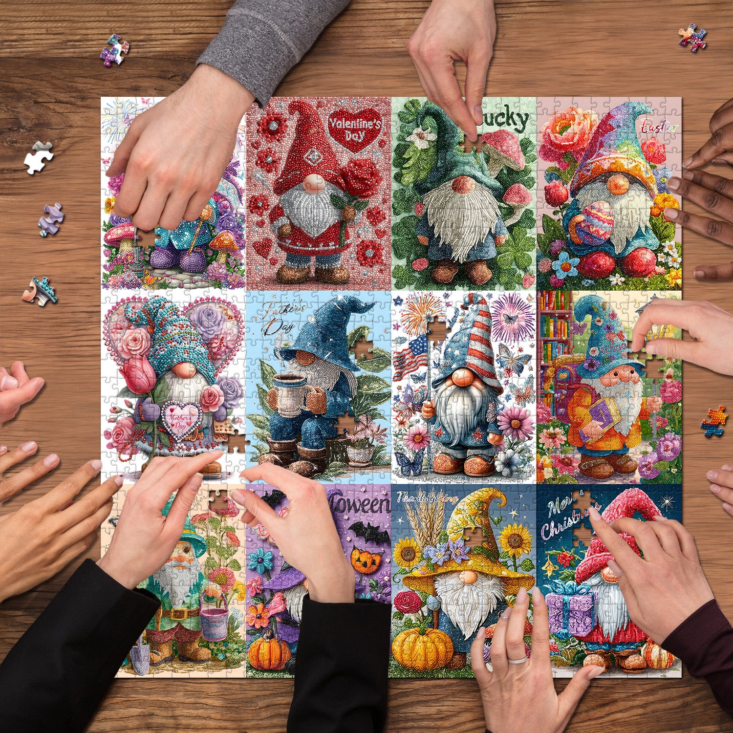 Das Festivalzwerge-Puzzle 1000 Teile