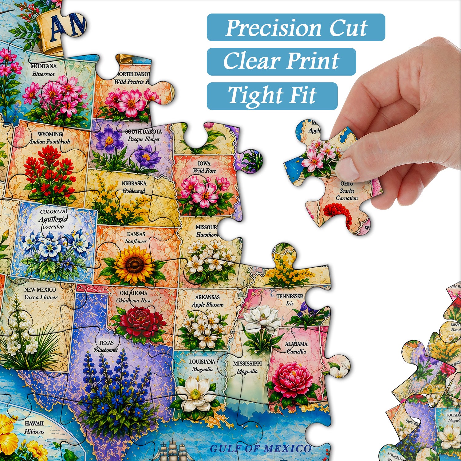 America in Bloom Jigsaw Puzzle 1000 Pieces