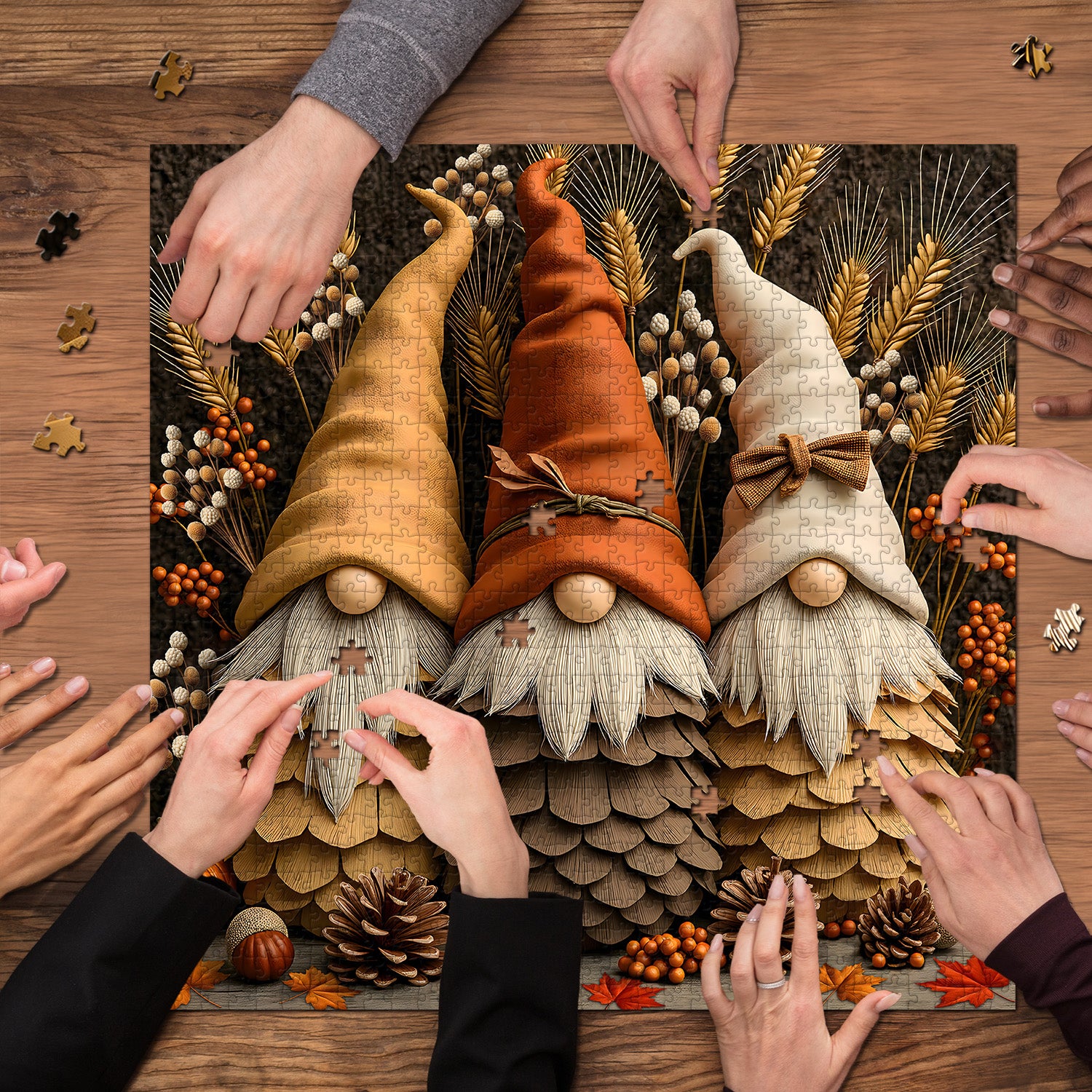 Harvest Gnome Jigsaw Puzzle 1000 Pieces