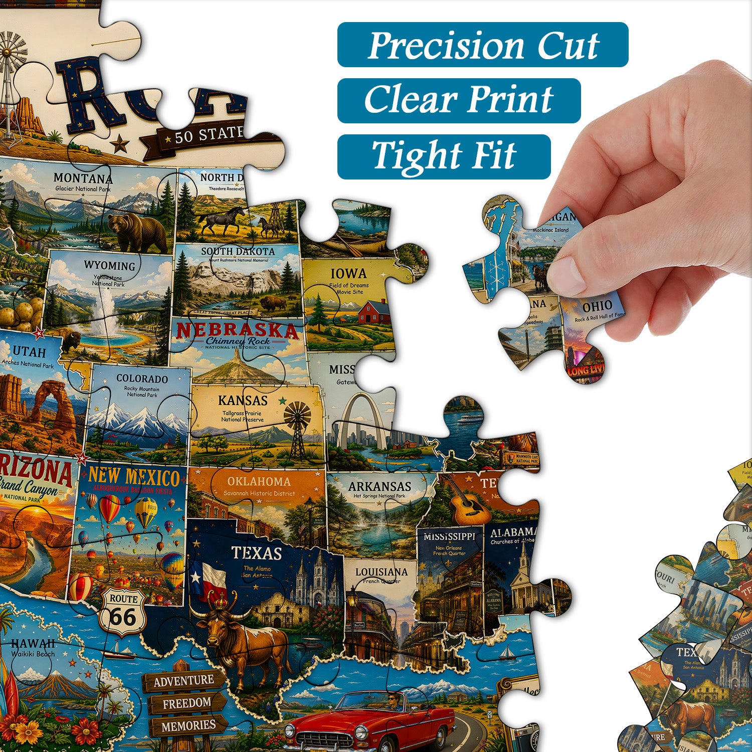 American Road Trip Puzzle 1000 Teile
