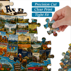 American Road Trip Puzzle 1000 Teile