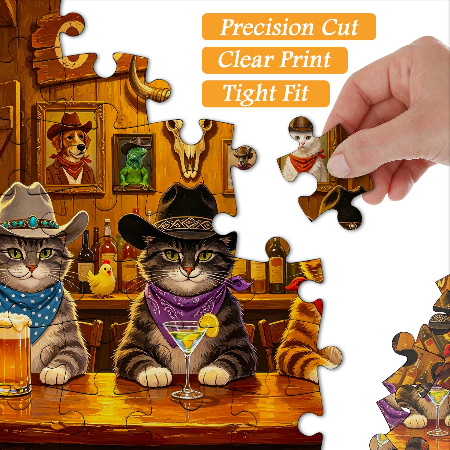 Saloon Kitties Puzzle 1000 Teile