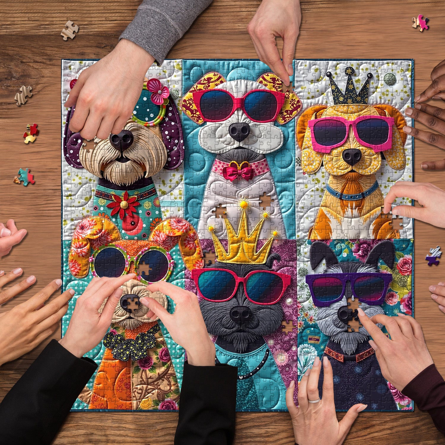 Glamour Dogs Show Jigsaw Puzzle 1000 Pieces