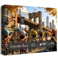 City Bike Race Puzzle 1000 Teile