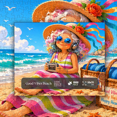 Good Vibes Beach Jigsaw Puzzle 1000 Pieces