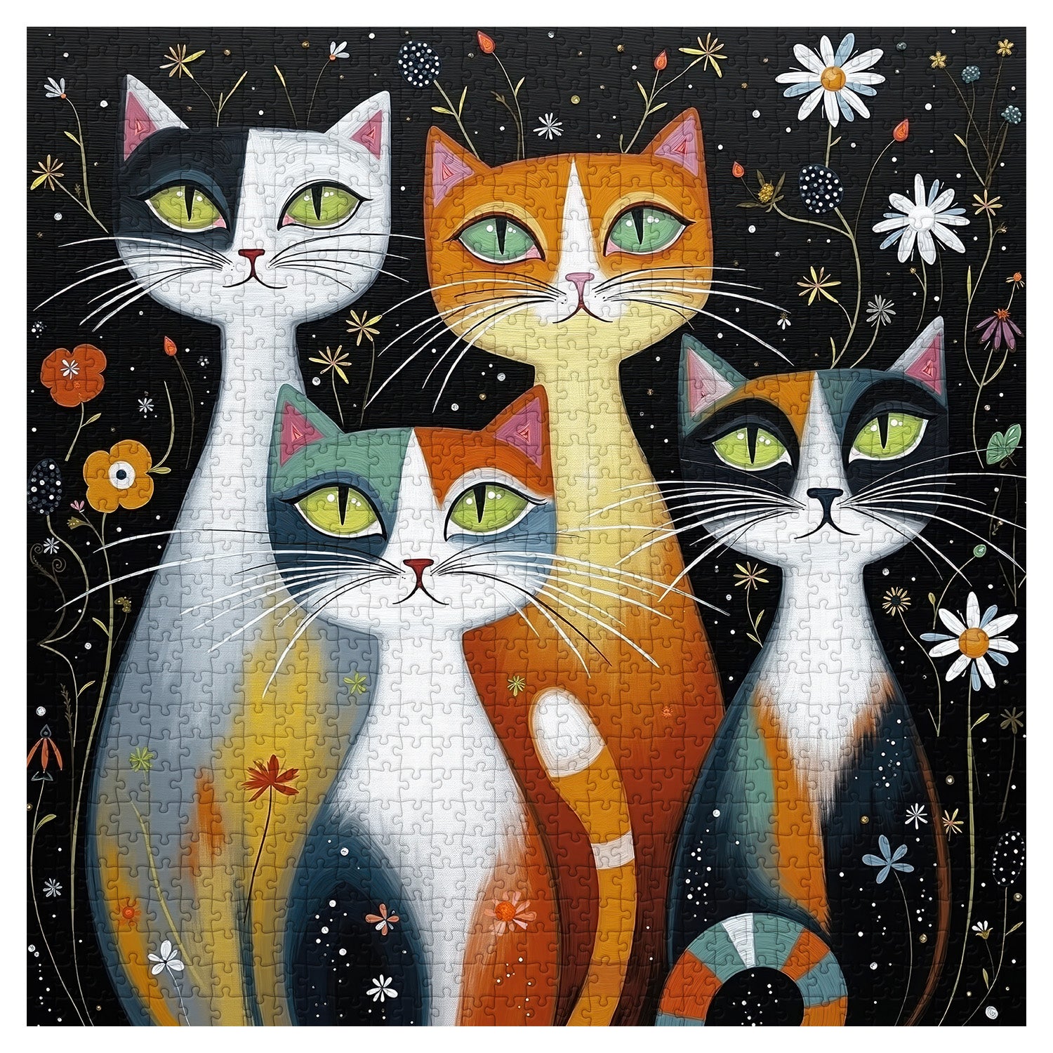 Garden Muse Cats Puzzle 1000 Teile