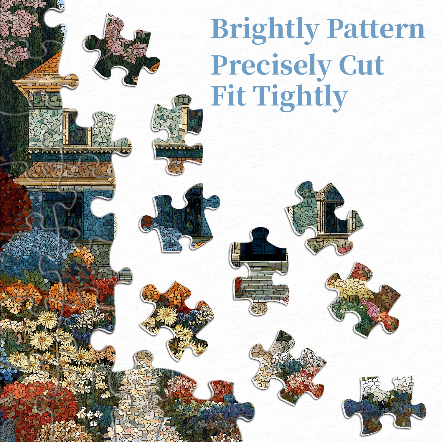 Garden Cottage Jigsaw Puzzle 1000 Pieces