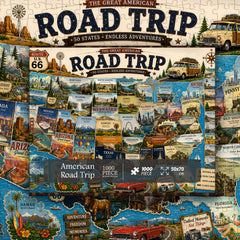 American Road Trip Puzzle 1000 Teile