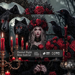 Eternal Night Rose Festival Puzzle 1000 Teile