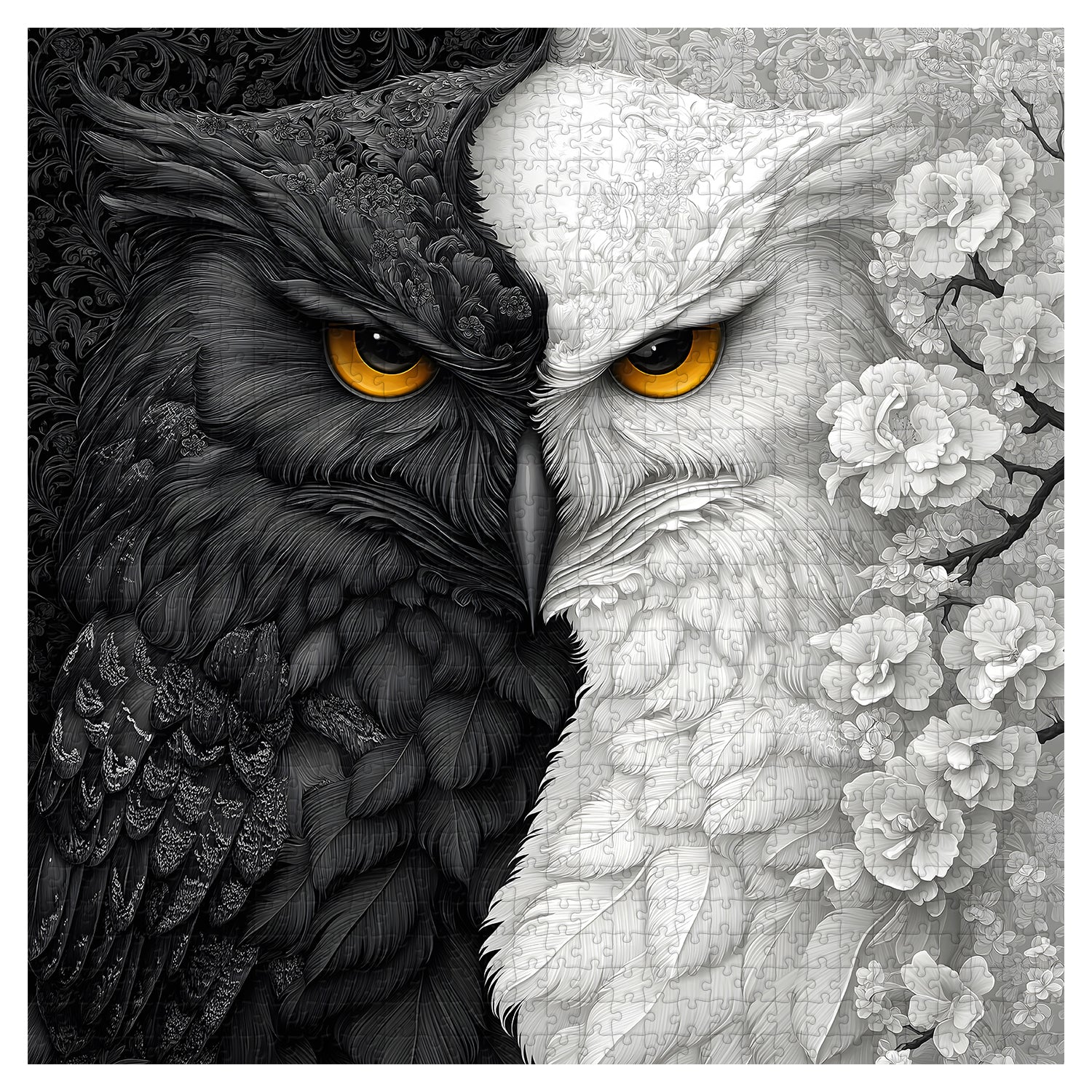 Yin Yang Eule Puzzle 1000 Teile