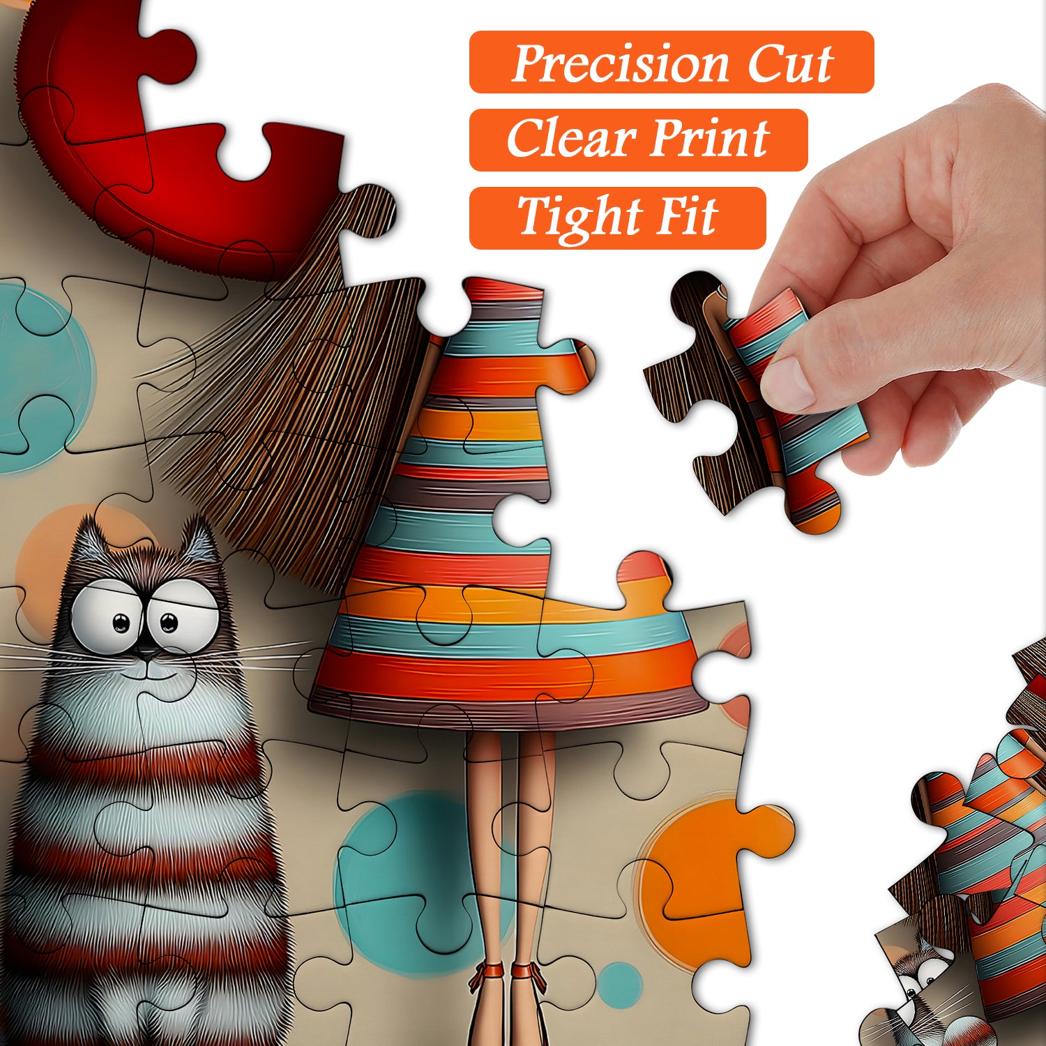 Red Hat Girl Puzzle 1000 Teile