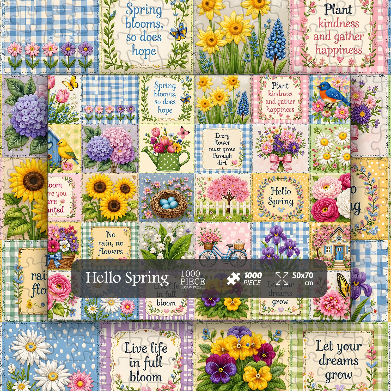 Hallo Frühling Puzzle 1000 Teile