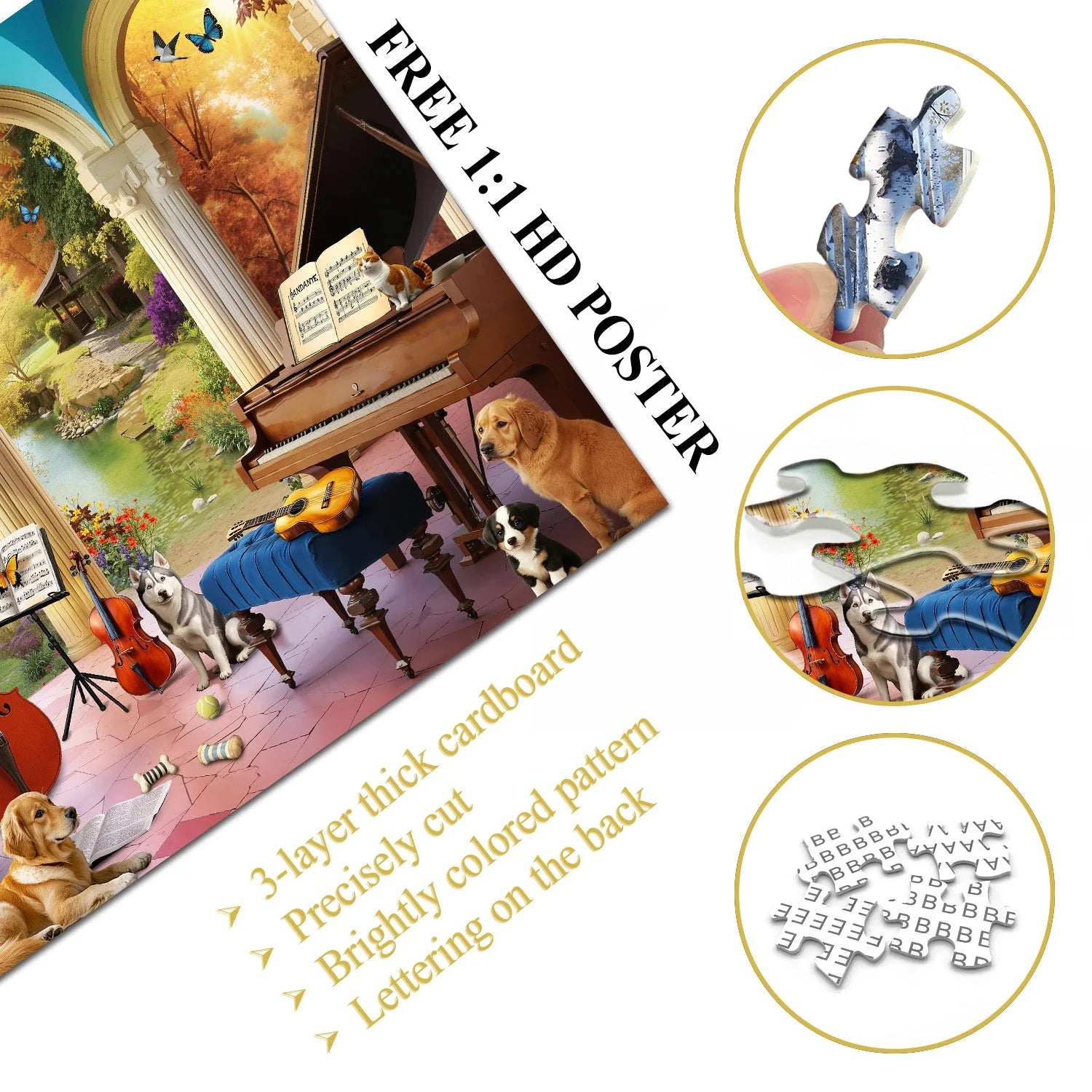 Jahreszeitenkammer-Puzzle 1000 Teile